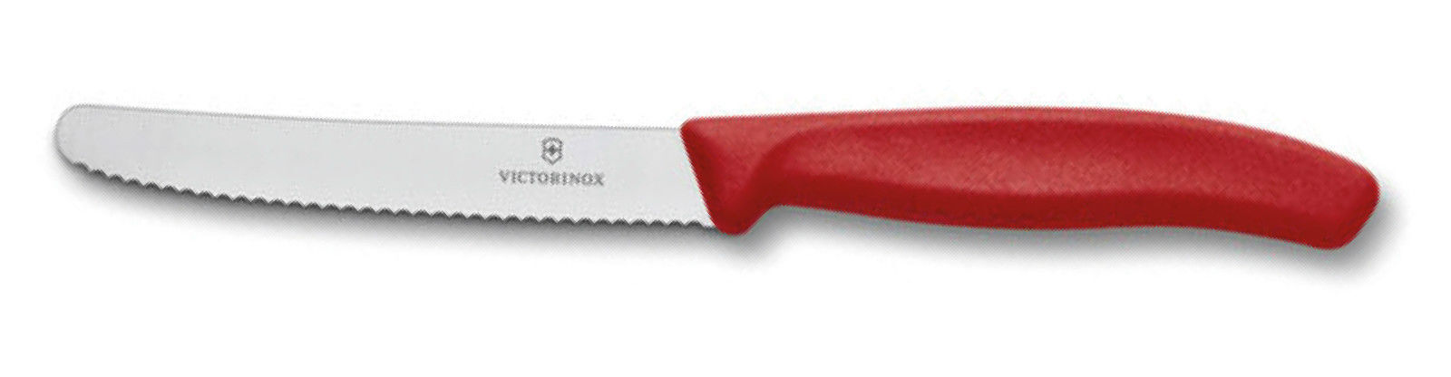 Genuine 6 X Victorinox Swiss 11CM Serrated Steak Knives ,Tomato, Sausage  Knife