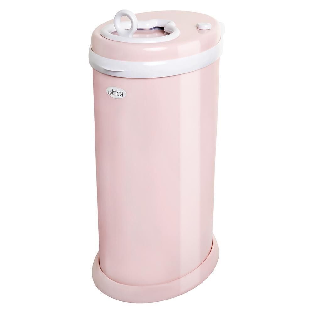 New Nappy Diaper Bin UBBI Pail LIGHT PINK Eco Friendly Ubbi