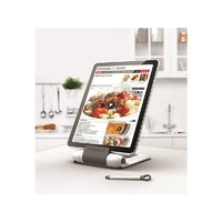 NEW PREPARA IPREP IPAD TABLET STAND AND STYLUS - WHITE  / CHARCOAL FREE POST 76090