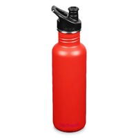 Klean Kanteen 27oz / 800ml Water Bottle Classic Sport Cap Sierra Sunset Orange 
