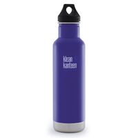 KLEAN KANTEEN CLASSIC INSULATED 20OZ 592 ML BLOOMING IRIS BPA FREE WATER BOTTLE 