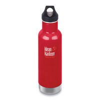 Klean Kanteen 20oz Classic Insulated Loop Cap Bottle - Mineral Red