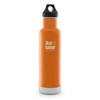 KLEAN KANTEEN CLASSIC INSULATED 20oz 592ml CANYON ORANGE BPA FREE Water Bottle 