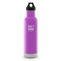 KLEAN KANTEEN CLASSIC INSULATED 20oz 592ml MEADOW FLOWER BPA FREE Water Bottle 