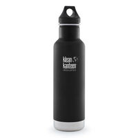 KLEAN KANTEEN CLASSIC INSULATED 20OZ 592ML SHALE BLACK BPA FREE WATER BOTTLE 