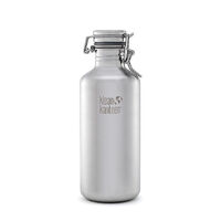 KLEAN KANTEEN CLASSIC GROWLER 40oz BPA FREE SWIG LOK CAP WATER BOTTLE STAINLESS