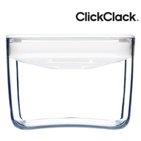 New CLICKCLACK Pantry Cube w/ White Lid 900ml 0.9L Air Tight Container