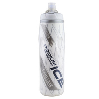 CAMELBAK PODIUM ICE INSULATED .62L 620ML BPA FREE BIKE WATER BOTTLE- SILVER SAVE