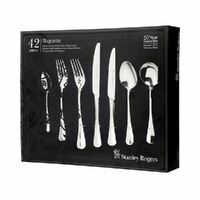 New STANLEY ROGERS BAGUETTE 42 Piece Stainless Steel 42pc Cutlery Set 