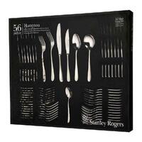 New STANLEY ROGERS HAMPTON 56 Piece Stainless Steel 56pc Cutlery Set