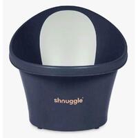 Shnuggle Baby Bath w/ Backrest & Bum Bump Support & Plug ,  Navy 