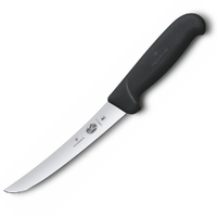 VICTORINOX Fibrox Curved Wide Boning 6" / 15cm Knife 5.6503.15 Butcher Hunter