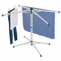 Leifheit Collapsible Portable Lino Pop Up 140 Self Standing Rotary Dryer 14m & Cover