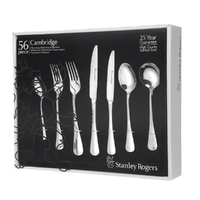 Stanley Rogers Cambridge 56pc Stainless Steel Cutlery Set 56 Piece