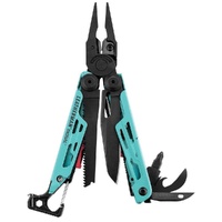 New Leatherman Signal Aqua Stainless Steel Multi-Tool & Nylon Sheath