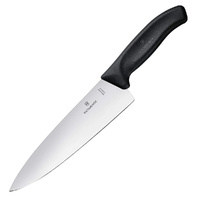 Victorinox 20cm Cooks Carving Knife Extra Wide Blade Fibrox Handle - 6.8063.20G