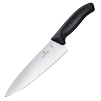 VICTORINOX 20CM FIBROX HANDLE COOKS CHEF'S CARVING WIDE BLADE KNIFE 6.8063.20G