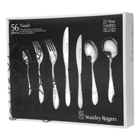 New STANLEY ROGERS NOAH 56 Piece Stainless Steel 56pc Cutlery Set