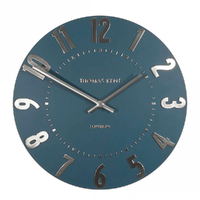 New Thomas Kent Mulberry Arabic Midnight Blue 30cm Wall Clock 