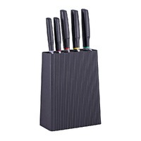 Avanti Nero 6 Piece Knife Block Set - Kitchen Knives 6pc