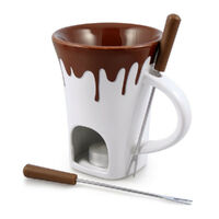 Swissmar Nostalgia 4 Piece Chocolate Fondue Mug Set 4pc