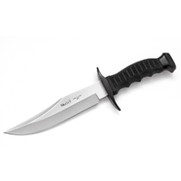 New Muela Defender 18 Fishing Hunting Knife ,  Black Rubber Handle