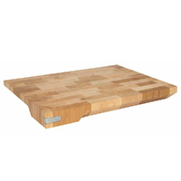 Furi Pro Chop & Transfer Large Chopping Board - Ash Hardwood