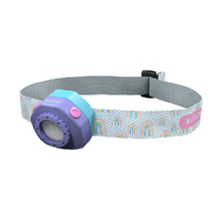 Led Lenser Kidled 4R Kids Rechargeable Head Torch Headlamp - Purple