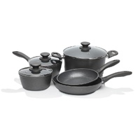 Stanley Rogers 5 Piece Quartz Stone Advanced 5pc Cookware Set Suits Induction 