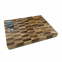 New Wiltshire Chequered End Grain Chopping Board - 400 x 300 x 30mm