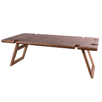 Peer Sorensen Folding Rectangle Travel Picnic Table 75x38x25cm - Acacia Wood