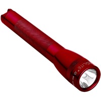 NEW MAGLITE 2AA FLASHLIGHT RED MADE IN USA "FREE POSTAGE"
