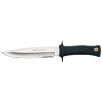 New Muela Scorpion 18W Hunting Knife , Black Rubber Handle