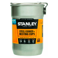 Stanley Adventure Camp Cook Set Stainless Steel - 24oz / 704ml