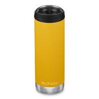 Klean Kanteen TKWide 16oz 473ml Insulated Marigold W/ Cafe Cap Bottle