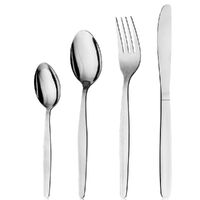New 48 Piece OSLO Cutlery Dining Set Stainless Steel 48pc Knife Fork Knife Spoon Cafe