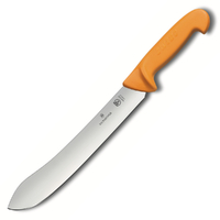 SWIBO 22cm Wide Tip Stiff Victorinox Butchers Knife 5.8436.22 Hunting Butcher