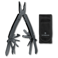 Victorinox Swiss Tool Spirit MXBS One Hand Opening Multi-Tool Black & Pouch - 35316