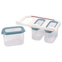 Joseph Joseph CupboardStore Food Storage Container Set 3 x 1.3 Litre - Dark Opal 81112