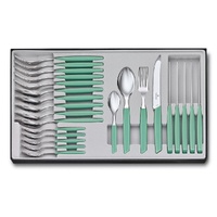 New Victorinox Modern 24pc Steak Table Cutlery Set of 24 Piece - Mint
