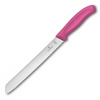 Victorinox 21cm Bread Knife Classic Pink - Serrated Edge 6.8636.21L5B