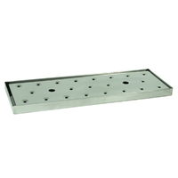 Bar Drip Tray With Insert 557 x 182 x 27mm - Stainless Steel Beer Counter Top Home Brew Drink