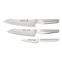 GLOBAL Ni 3 Piece Knife Set - Paring & Vegetable & Cooks 3pc