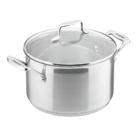 Scanpan Impact 22cm / 4.5L Stainless Steel Dutch Oven with Lid
