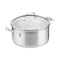 Scanpan Impact 20cm / 3.2L Stainless Steel Dutch Oven with Lid