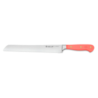 Wusthof Classic Double Serrated Bread Knife 23cm - Coral Peach