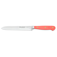 Wusthof Classic Serrated Utility Knife 14cm - Coral Peach