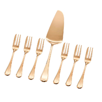 Stanley Rogers Chelsea Gold Cake Serving Set - 7 Piece