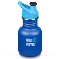 KLEAN KANTEEN KID 355ml 12 oz SPORTS SURFS UP BLUE BPA FREE Water Bottle SAVE !