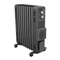 Dimplex 2.4kW Oil Free Column Heater with Thermostat & Turbo Fan - Anthracite ECR24FA